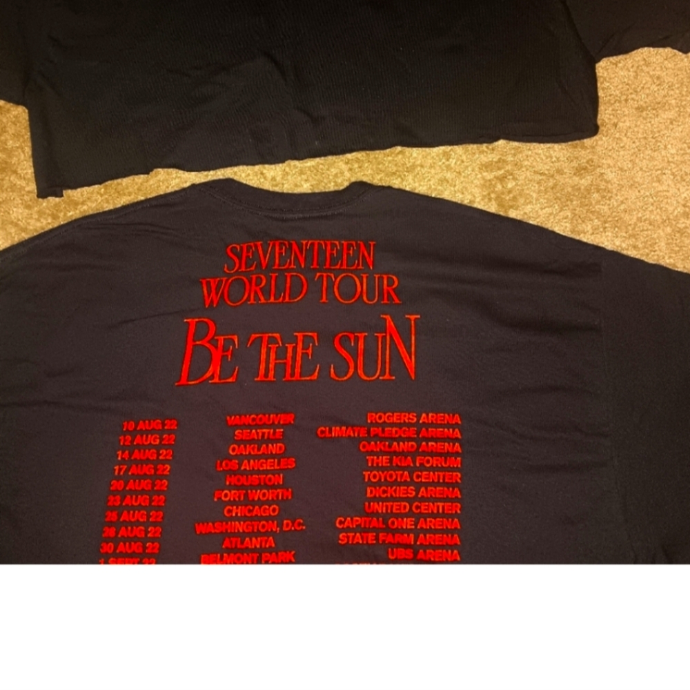 Seventeen "Be the sun" World Tour Large Halter Top Tees[Band/Tour Tees]